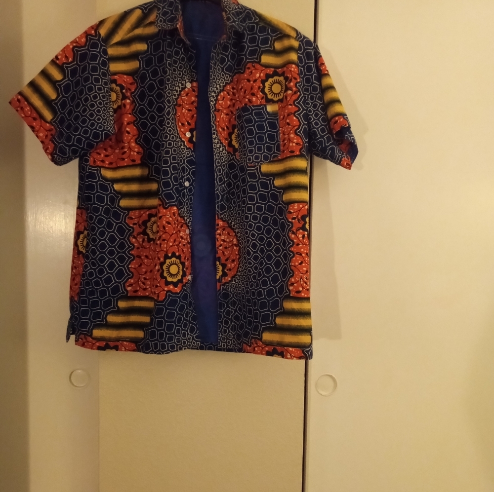 Men's Multicolor Patterned Shirt - Picture 3 of 3